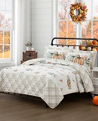 Avanti Grateful Patch Reversible 3-Pc. Quilt Set