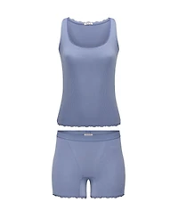 Adore Me Women's Tayler Pajama Tank & Boxer Shorts Set
