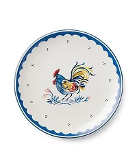 Certified International French Rooster Salad Plates, Set of 4