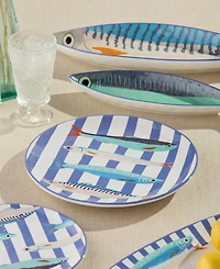 Certified International Something Fishy Dinner Plates, Set of 4