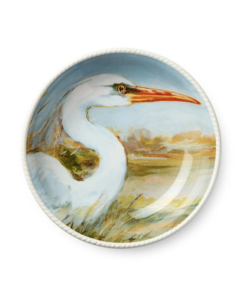 Certified International Coastal Birds Soup Bowls, Set of 4