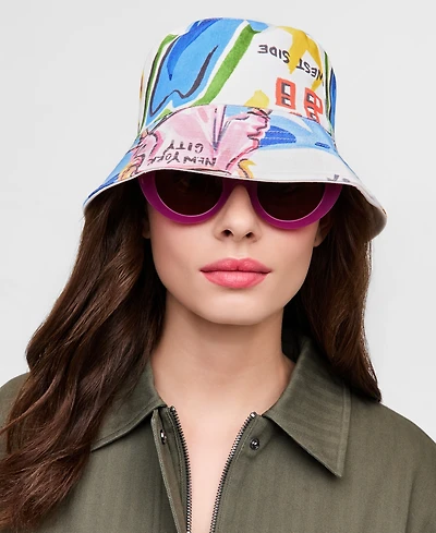 Women's Printed Bucket Hat, Macy's Exclusive- Molly Rogers Capsule Collection