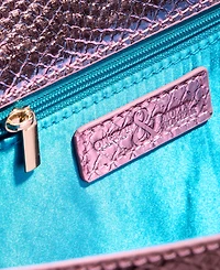 Metallic Snake-Print East-West Clutch Bag, Macy's Exclusive- Molly Rogers Capsule Collection
