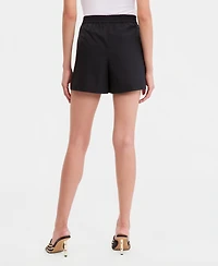 I.n.c. International Concepts Women's Pull-On Linen-Blend Shorts, Macy's Exclusive
