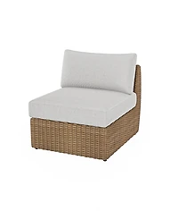 Sculptura 30" Aluminum Outdoor Armless Club Chair, Created for Macy's