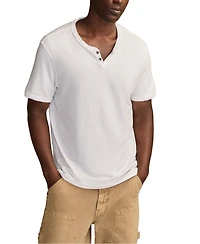 Lucky Brand Men's Venice Burnout Notch Short Sleeves T-shirt