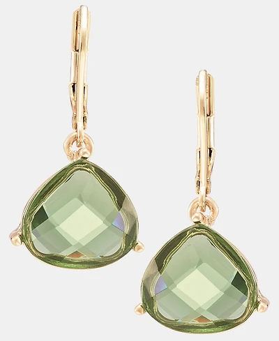 Anne Klein Stone Tear-Shape Drop Earrings