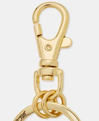 Karl Lagerfeld Paris Gold-Tone Pearl Ikon Bag Charm Keychain