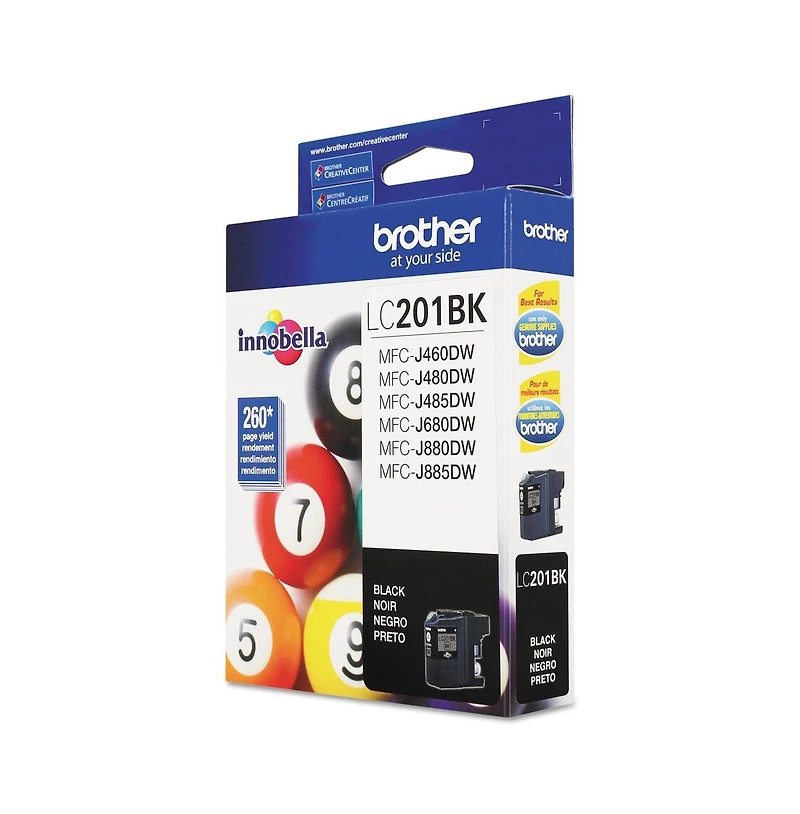 Brother LC201BK Innobella 260 Page-Yield Ink
