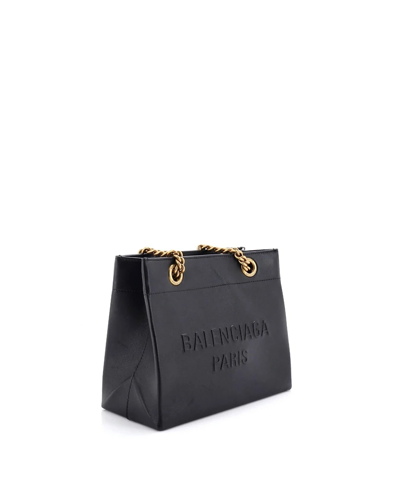 Pre-Owned Balenciaga Small Duty Free Chain Tote Leather