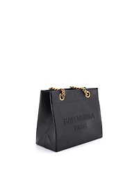 Pre-Owned Balenciaga Small Duty Free Chain Tote Leather