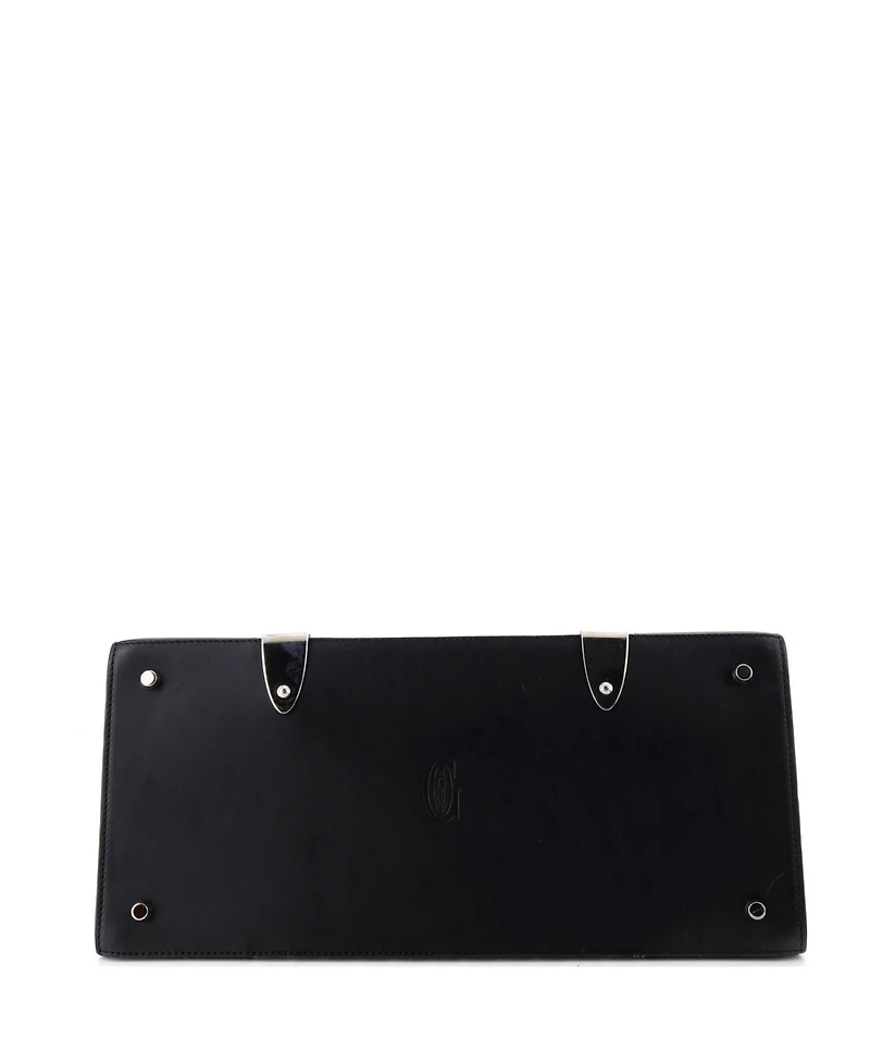 Pre-Owned Goyard Mm Saigon Top Handle Bag Coated Canvas with Leather