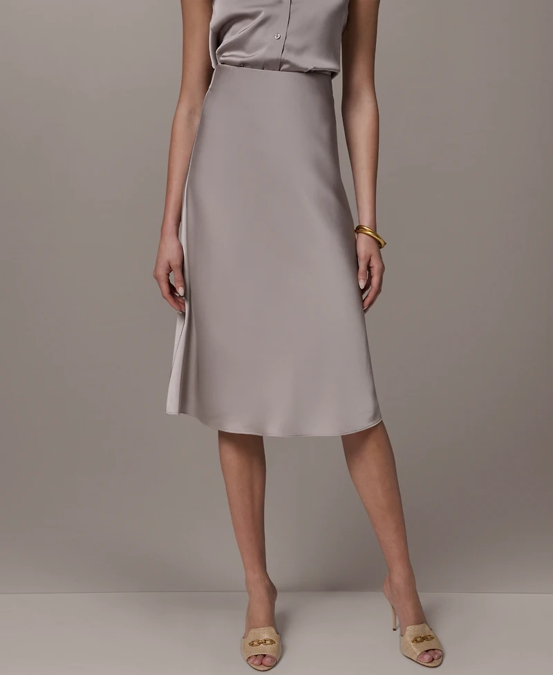 Donna Karan New York Women's Bias Midi Skirt