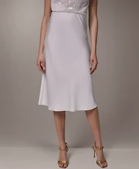 Donna Karan New York Women's Bias Midi Skirt