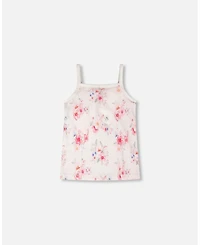 Deux par Girl's Cotton Tank Underwear Printed Flowers