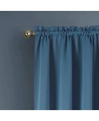 Rt Designers Collection 100% Polyester Twilight Blackout Rod Pocket Curtain Panel 54" x 84"