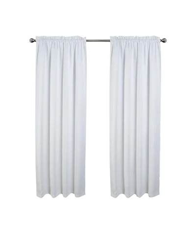 Rt Designers Collection 100% Polyester Twilight Blackout Rod Pocket Curtain Panel 54" x 84"