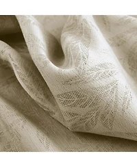 Rt Designers Collection 100% Polyester 270 Gsm Reba Luxury Jacquard Blackout Grommet Curtain Panel 54" x 90".