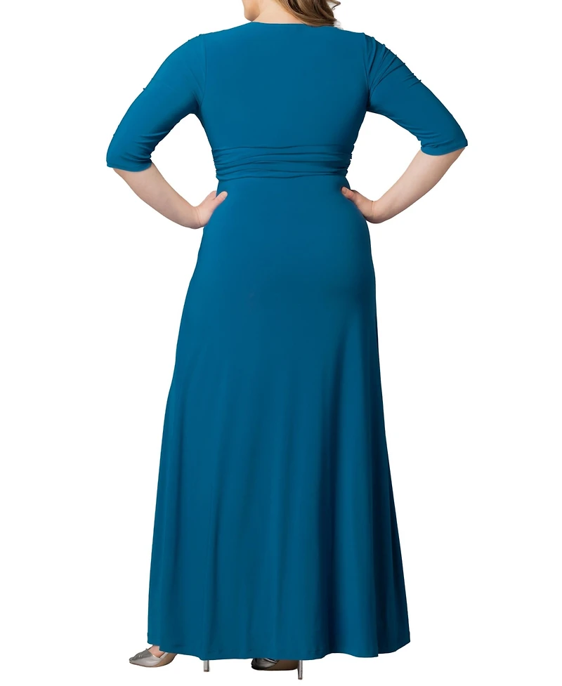 Kiyonna Women's Plus Evening Romance Long Gown