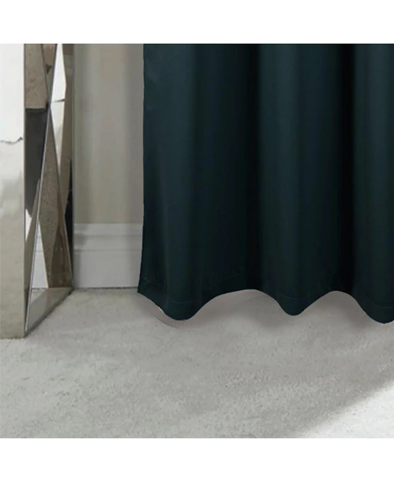 Rt Designers Collection 100% Polyester Twilight Blackout Rod Pocket Curtain Panel