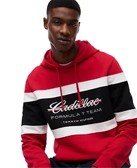 Tommy Hilfiger Men's Color-Block Stripe Logo Hoodie