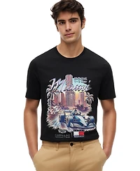 Tommy Hilfiger Men's Miami Racing Graphic T-Shirt