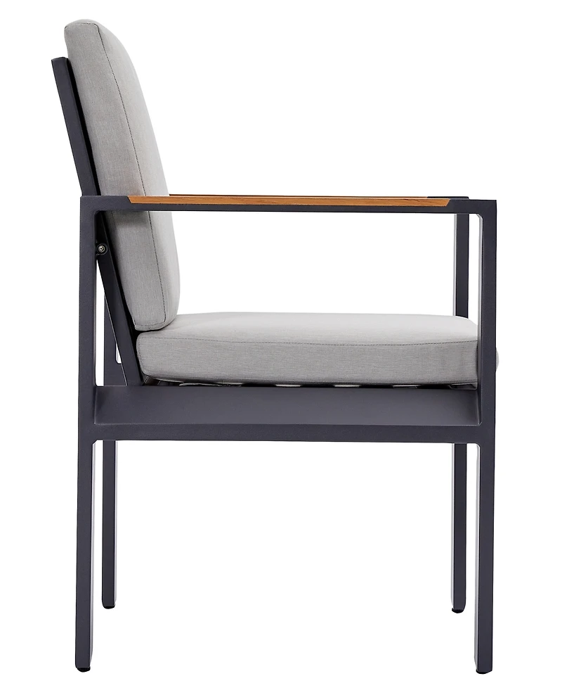 Sienna -Pc. Aluminum Outdoor Dining Chair Bundle Set