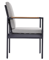 Sienna -Pc. Aluminum Outdoor Dining Chair Bundle Set