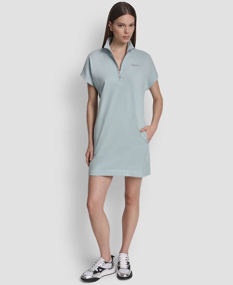Dkny Sport Women's Regular-Fit Half Zip Sneaker Dress