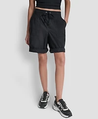 Dkny Sport Women's High-Rise Convertible Bermuda Shorts