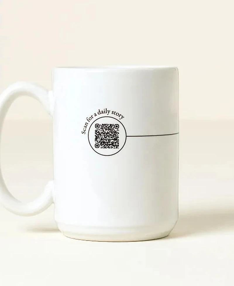 Uncommon Goods History Every Day Interactive Qr Mug, 15 Oz