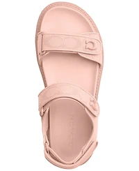 Coach Women's Brynn Round Toe Flat Sandals