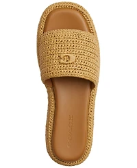 Coach Women's Sculpted C Platform Slide Sandals