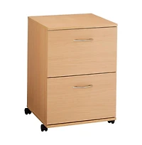 Nexera 2-Drawer Essentials Rolling Filing Cabinet