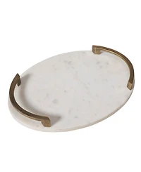 Ren Wil Bianca 18" Marble Tray
