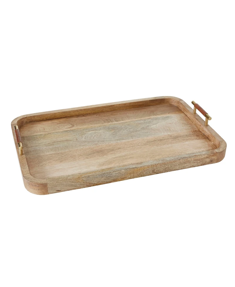 Ren Wil Mango Wood 24" Indoor Tray