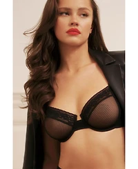 Skarlett Blue Women's Lust Lace Balconette Underwire Bra