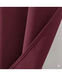 Rt Designers Collection 100% Polyester 250 Gsm Riley 100% Blackout Grommet Panel 54" x 95