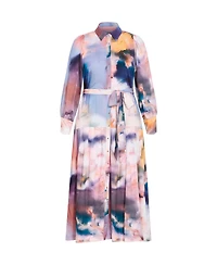 City Chic Women's Haze Bloom Print Maxi Dress
