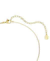 Swarovski Gold-Tone Plated Heart Lock and Key Idyllia Pendant Necklaces