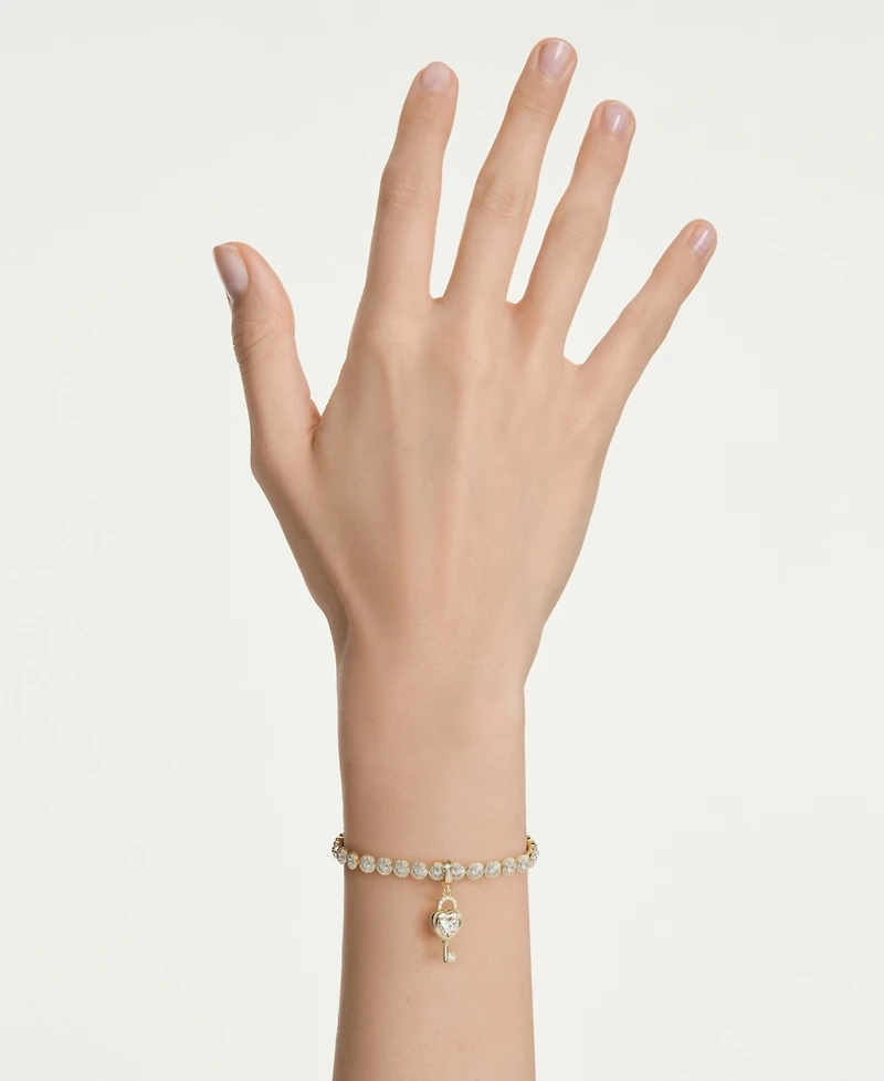 Swarovski Mixed Metal Heart Key Idyllia Charms