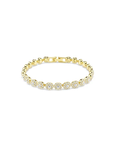 Swarovski Una Angelic Gold-Tone Plated Link Bracelet