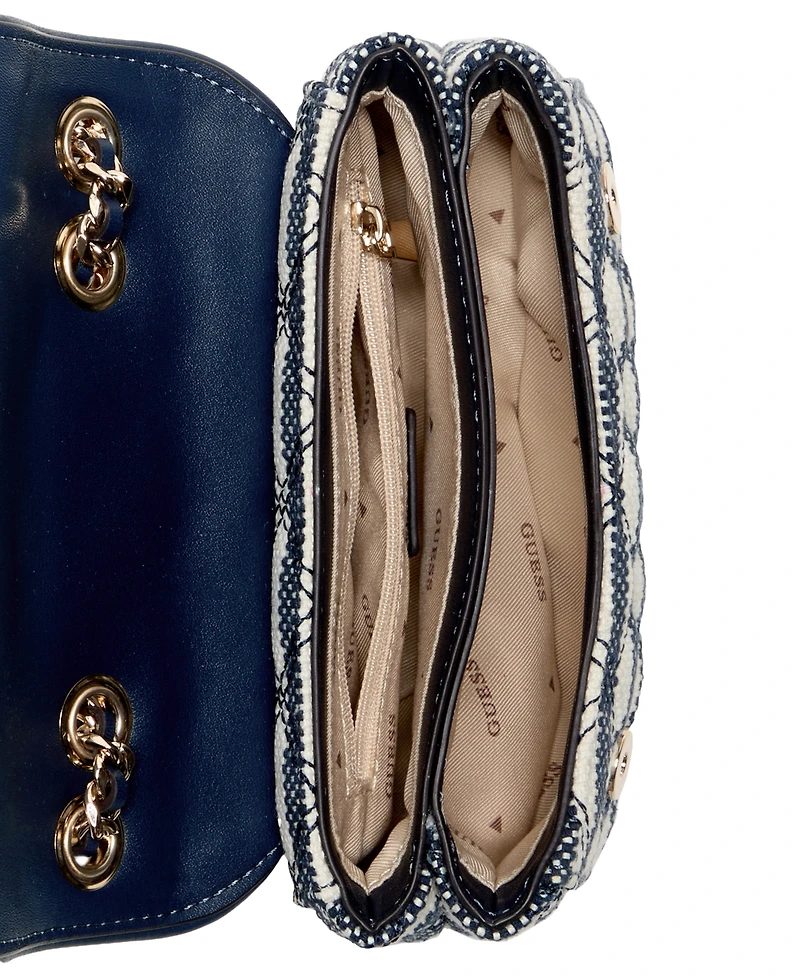 Guess Giully Ii Mini 2 Compartment Flap Bag