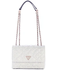 Guess Giully Ii Dual Compartment Convertible Small Flap Bag