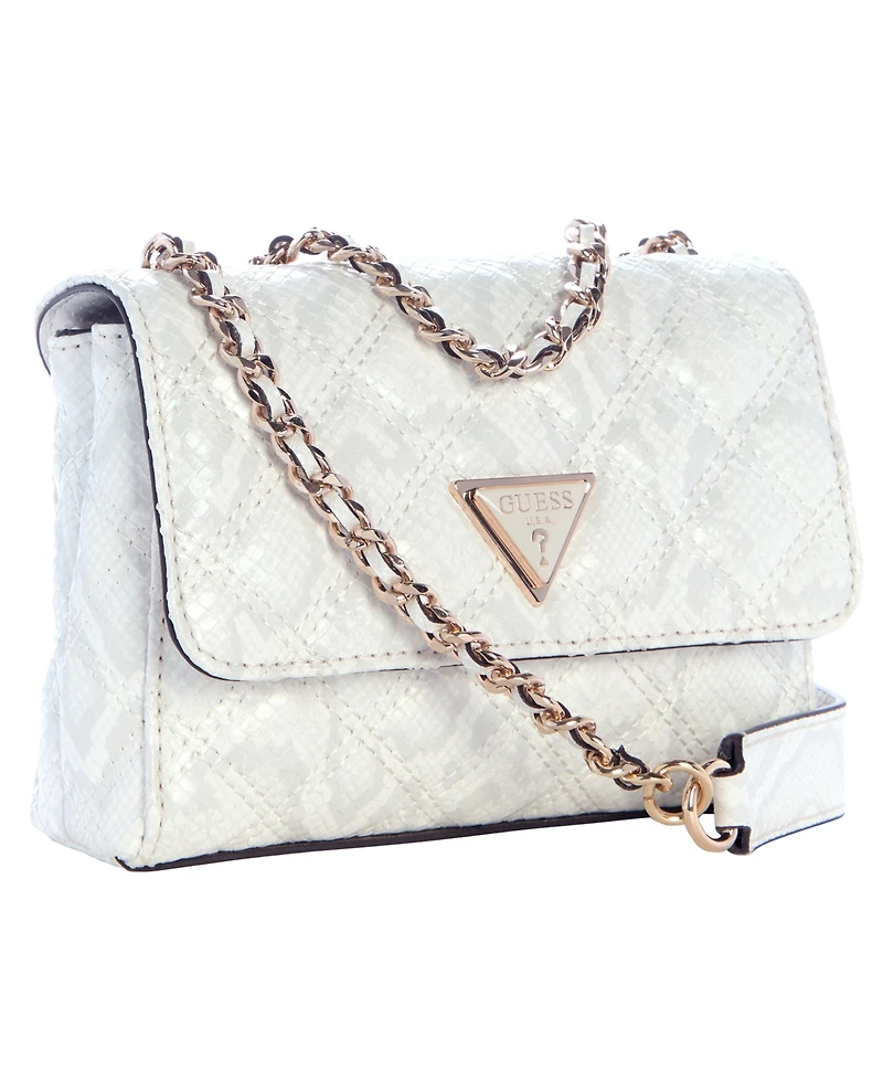 Guess Giully Ii Mini Magnetic Snap Convertible Flap Bag