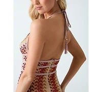 Guess Women's Fearne Sleeveless V-Neck Midi Dress