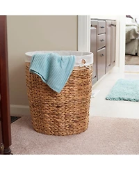 Household Essentials Wicker Basket Laundry Hamper with Liner