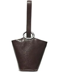 kate spade new york Halo Glazed Leather Mini Bucket Bag