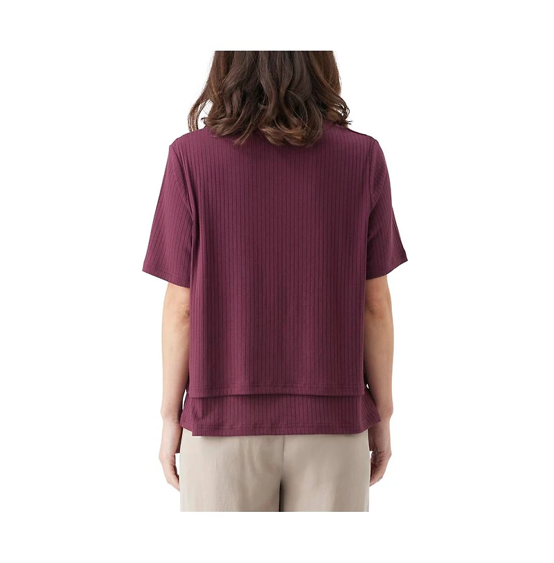 Ripe Maternity Mike Rib Nursing Top