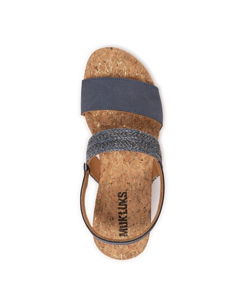 Muk Luks Women's Wendy Wedge Sandal